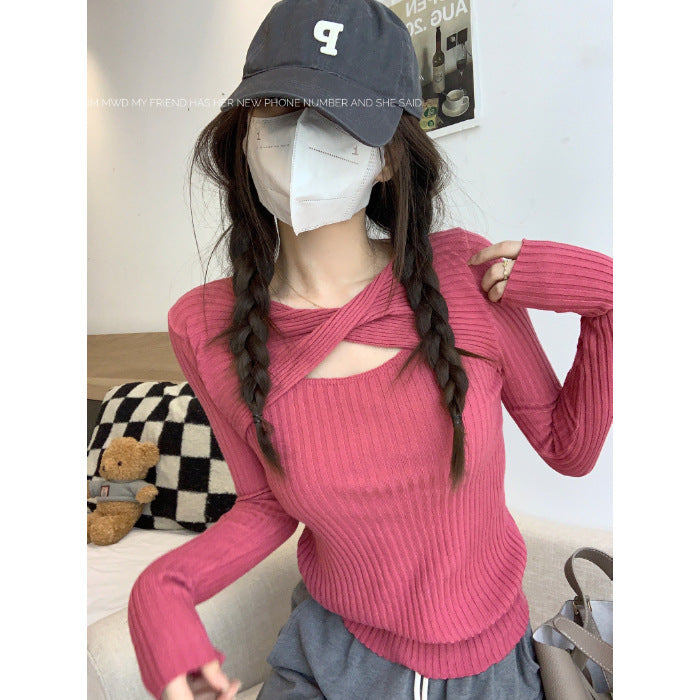 Pull en Maille Ajourée Élégant