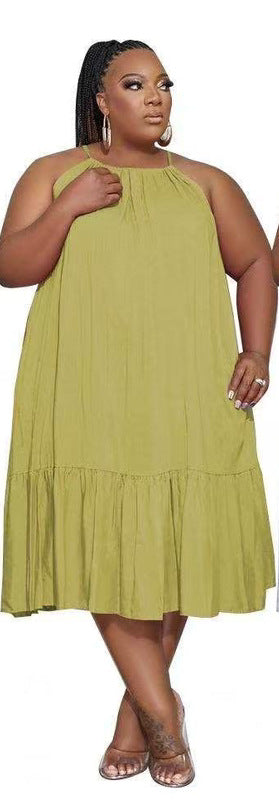 Robe Longue Élégante à Bretelles