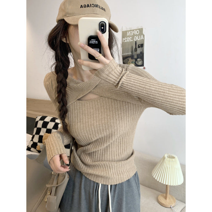 Pull en Maille Ajourée Élégant