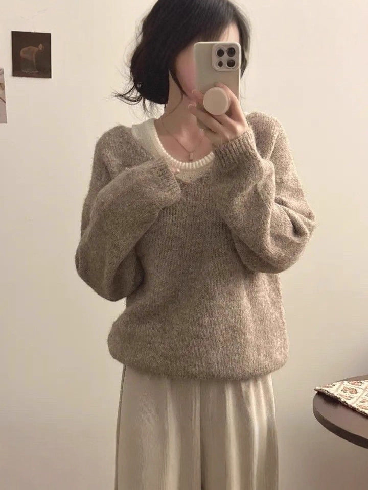 Ensemble Pull en Maille 2 Pièces