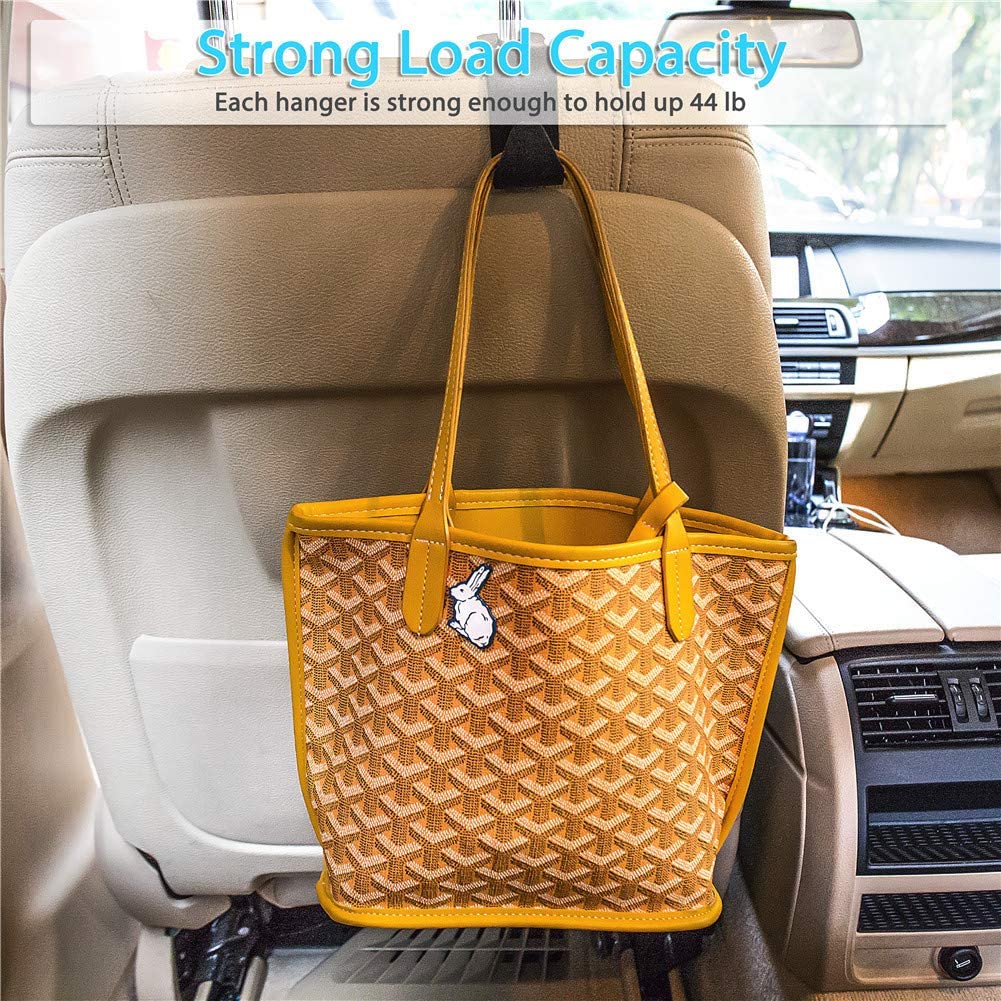 Crochets de Repose-tête de Voiture - Organisateur Portable pour Sacs à Main