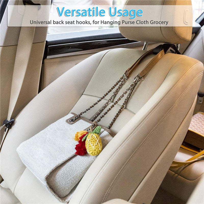 Crochets de Repose-tête de Voiture - Organisateur Portable pour Sacs à Main