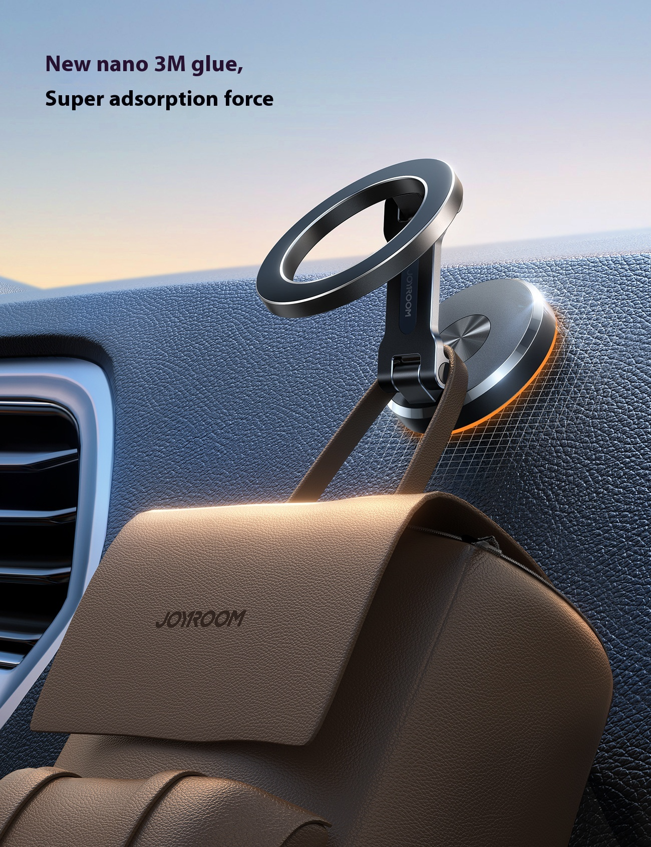 Support de voiture MagSafe pour téléphones portables