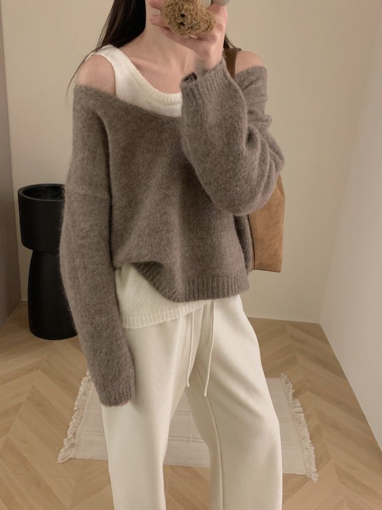 Ensemble Pull en Maille 2 Pièces