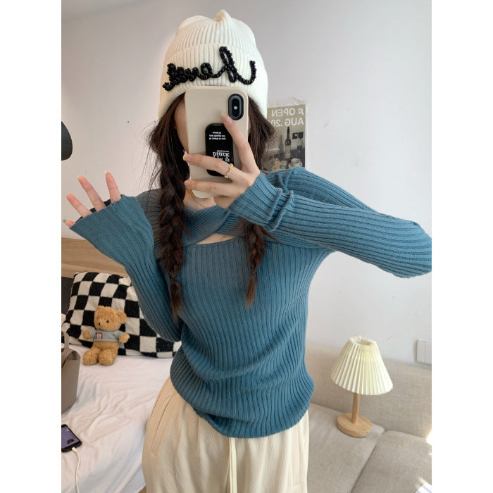 Pull en Maille Ajourée Élégant