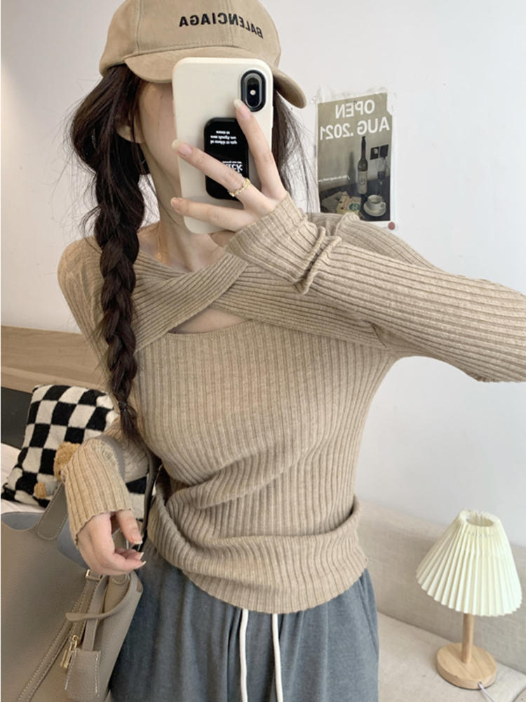 Pull en Maille Ajourée Élégant
