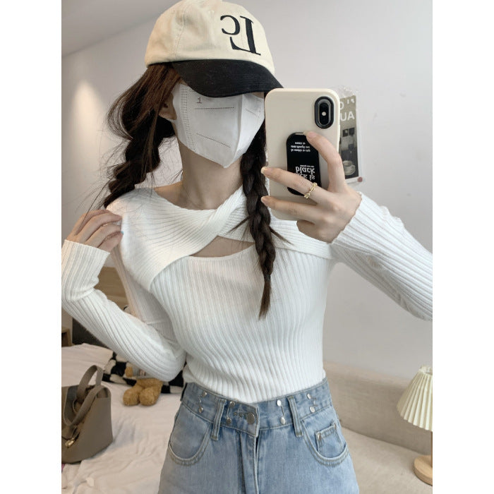 Pull en Maille Ajourée Élégant
