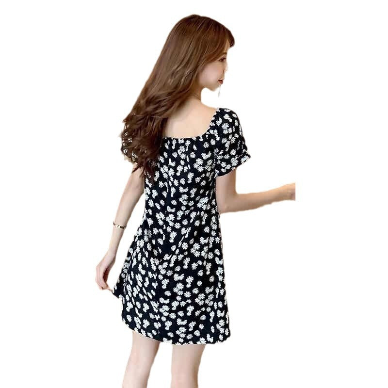 Robe Daisy Fleurie Épaules Dénudées