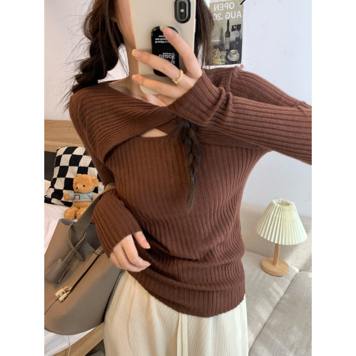 Pull en Maille Ajourée Élégant