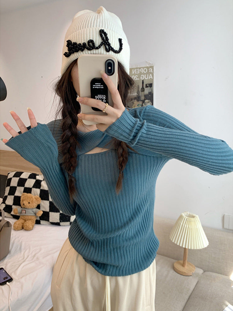 Pull en Maille Ajourée Élégant