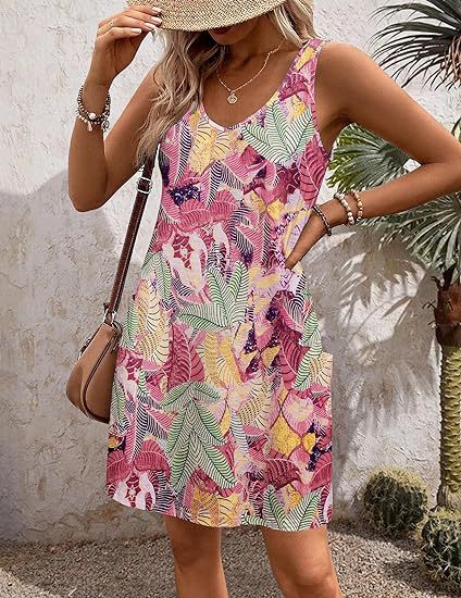 Robe Bohème à Col V avec Poches