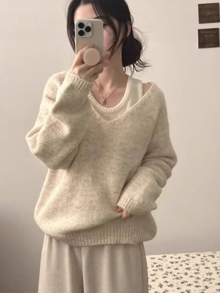 Ensemble Pull en Maille 2 Pièces